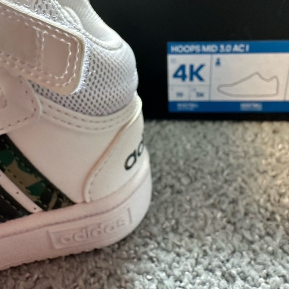 Baby ADIDAS High Top Sneakers size 4 - Picture 7 of 8